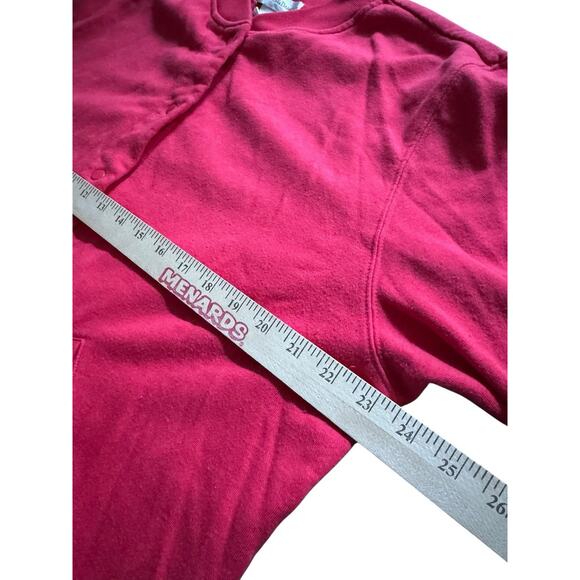 Drapers & Damons Shirt Womens XL 1X Long Sleeve Button Up Retro Pockets Red READ - Picture 5 of 8